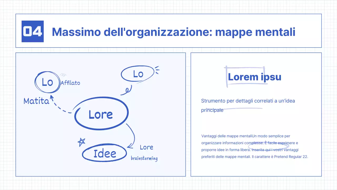Elementi di calligrafia semplice in blu Risorse per le lezioni