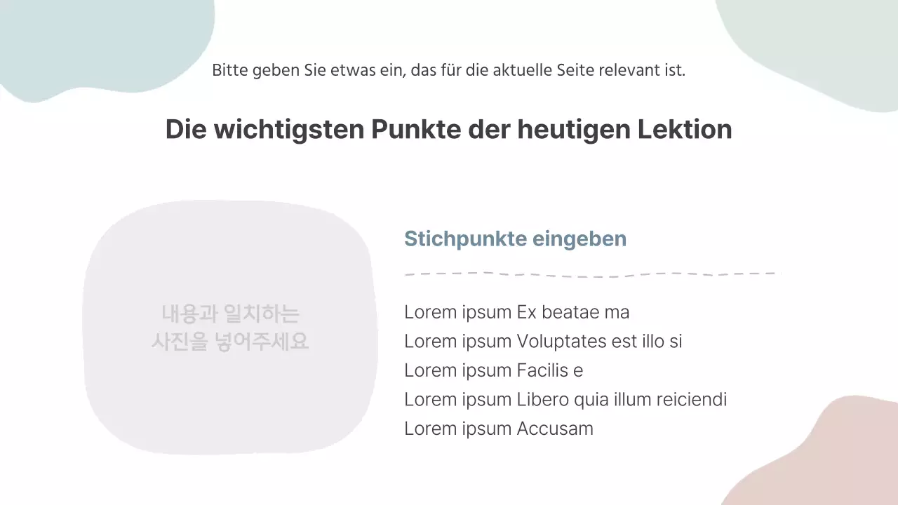 Graue und einfache Unterrichtsmaterialien für Lehrer