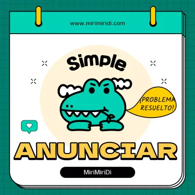 Anuncios en redes sociales para pequeñas empresas en color menta y amarillo