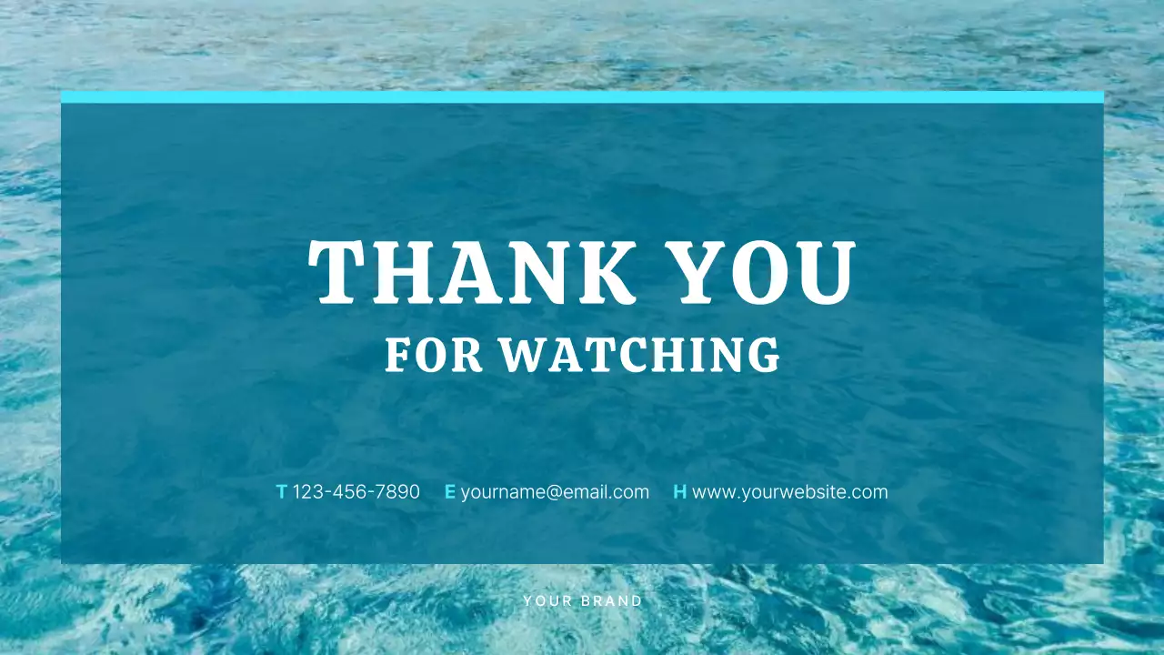 Blue Modern Summer Presentation