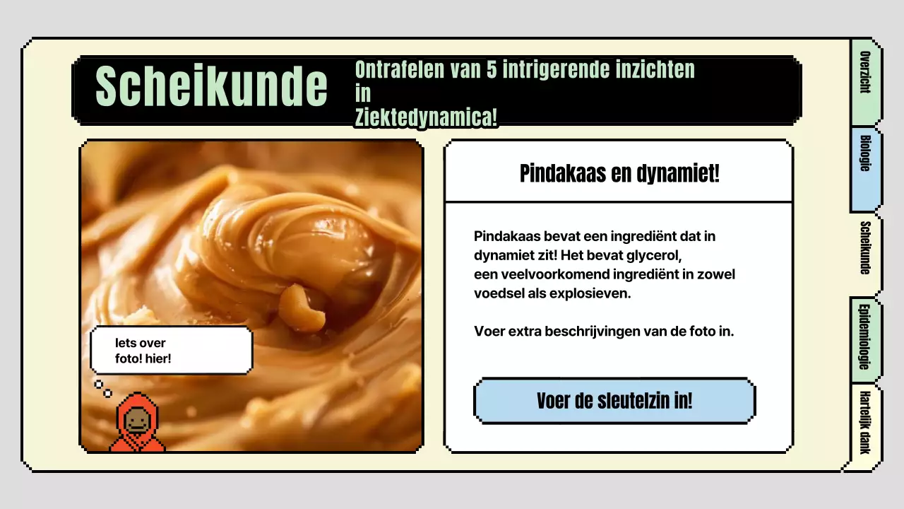 Schattig primair wetenschappelijk lesplan in lichtblauw en lichtgroen