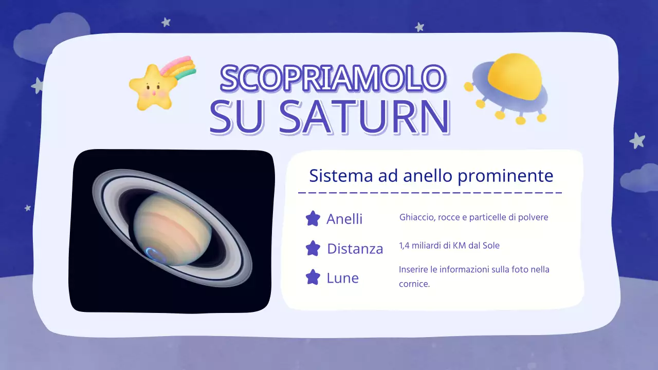 Una simpatica risorsa educativa di scienza spaziale di Purple and Yellow