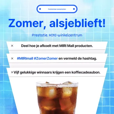 Lichtblauw trending commentaar evenement aankondiging