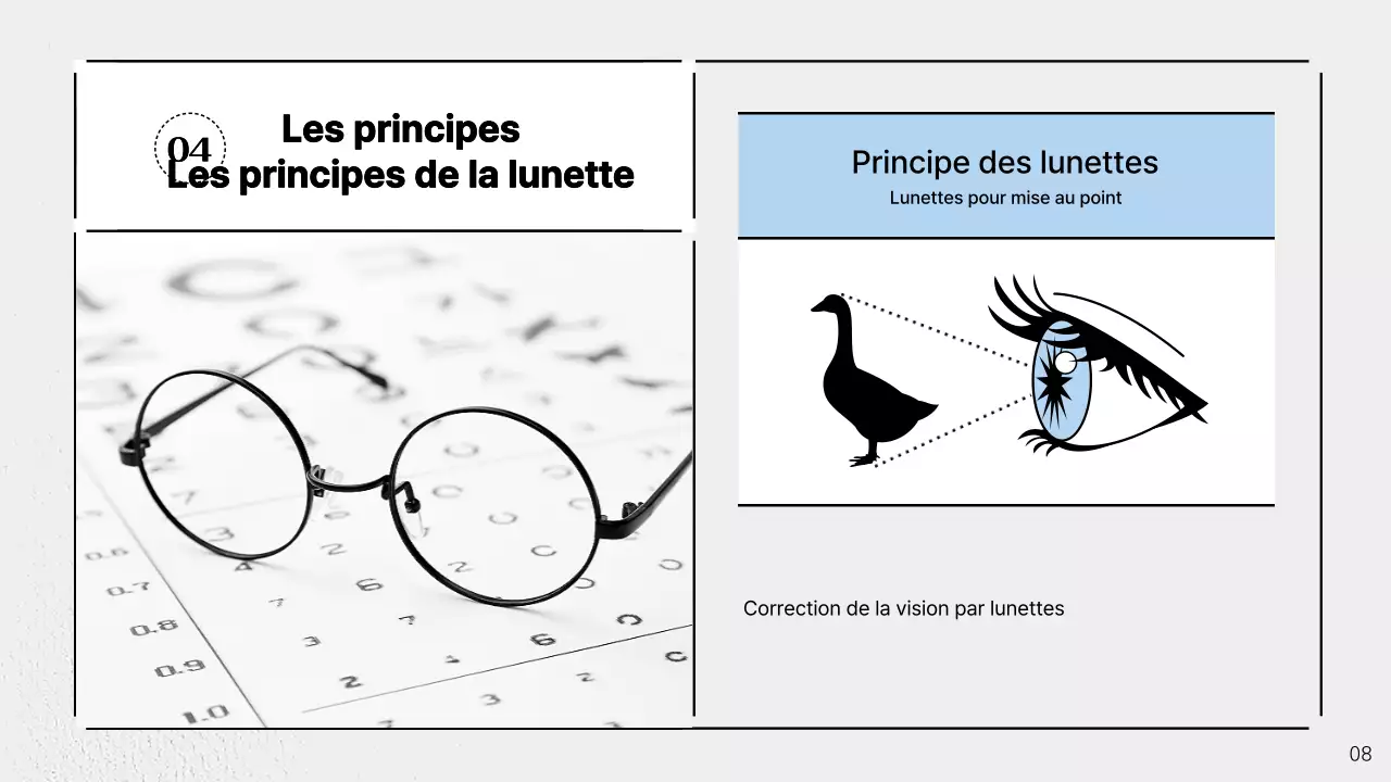 Promouvoir la science moderne en bleu clair et gris