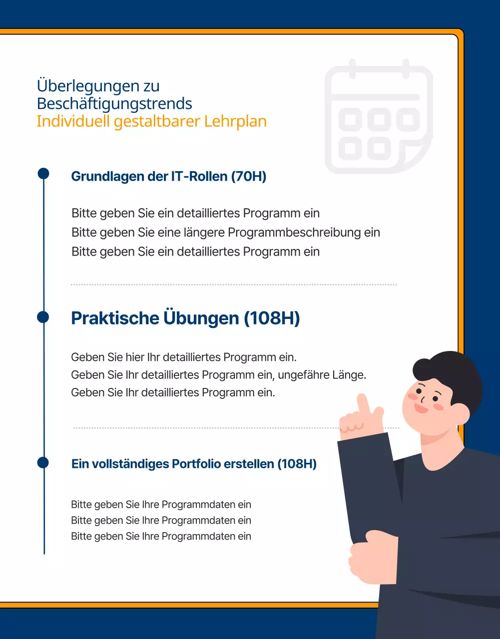 Förderung einer marineblauen Jugendbeschäftigungsakademie