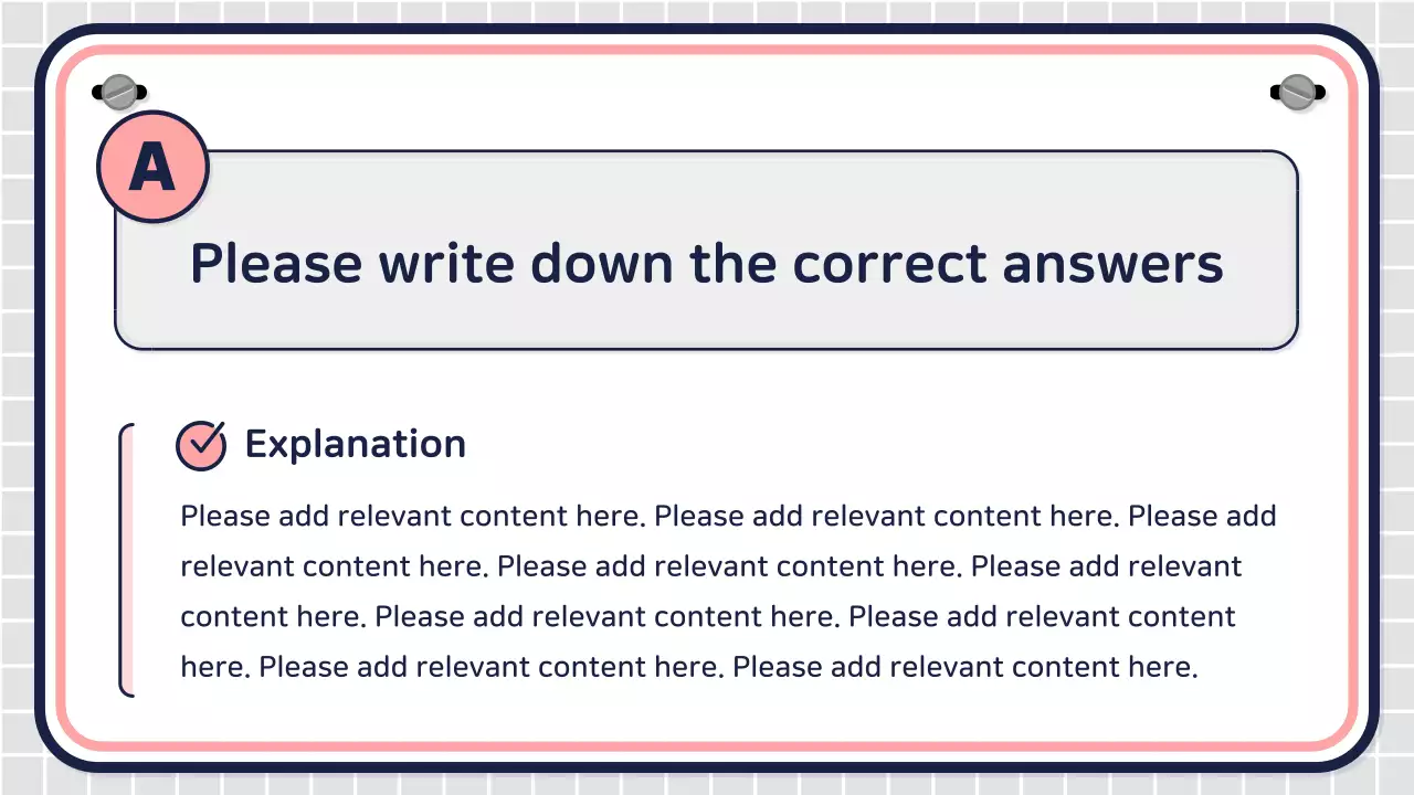 Pink Simple Class Announcement Presentation