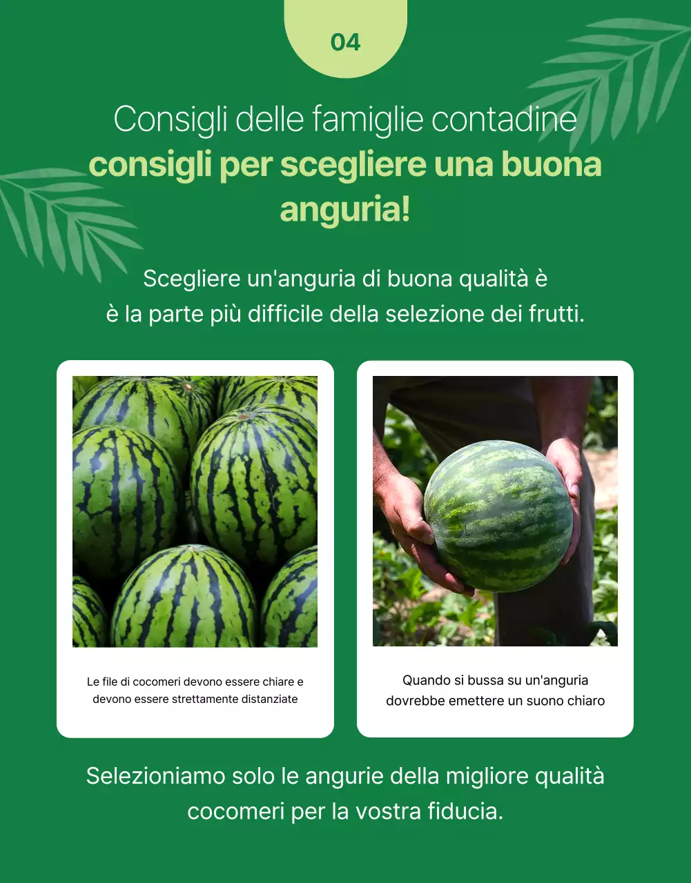 Promuovere la frutta fresca e semplice nei colori verde e chartreuse.