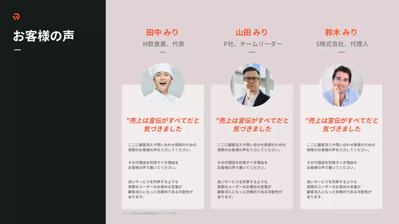 黒 モダン マーケティング プレゼンテーション