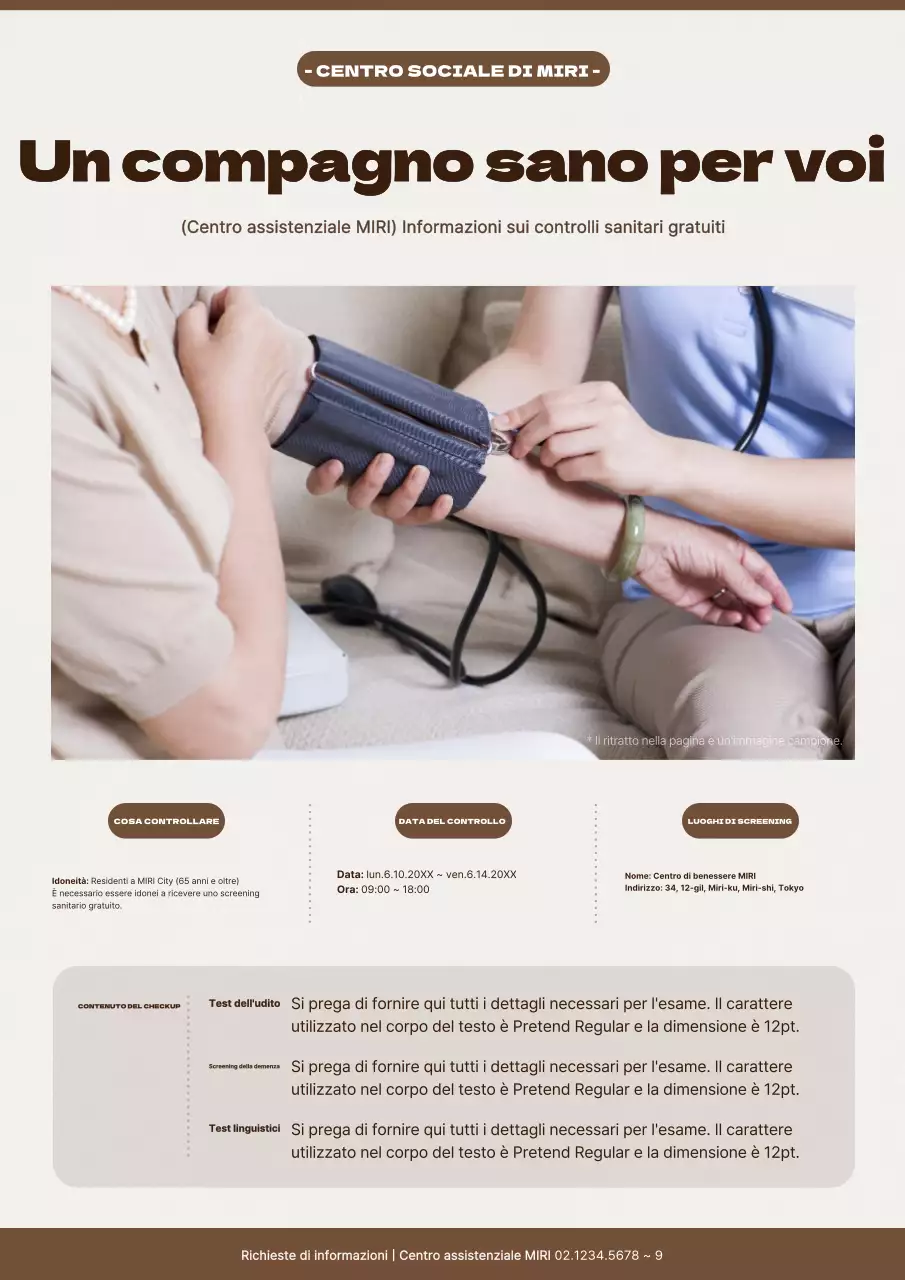 Una moderna guida in bianco e nero ai controlli sanitari gratuiti per gli anziani