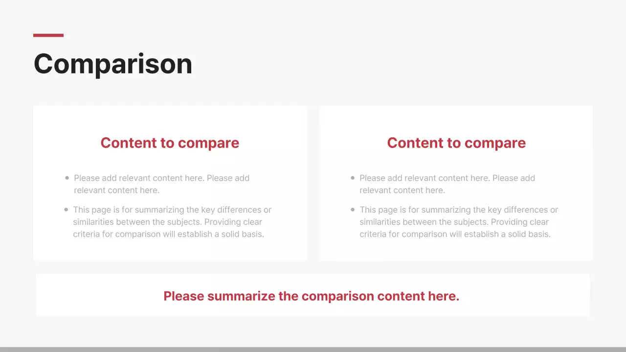 Red Simple Corporate Report Document Presentation