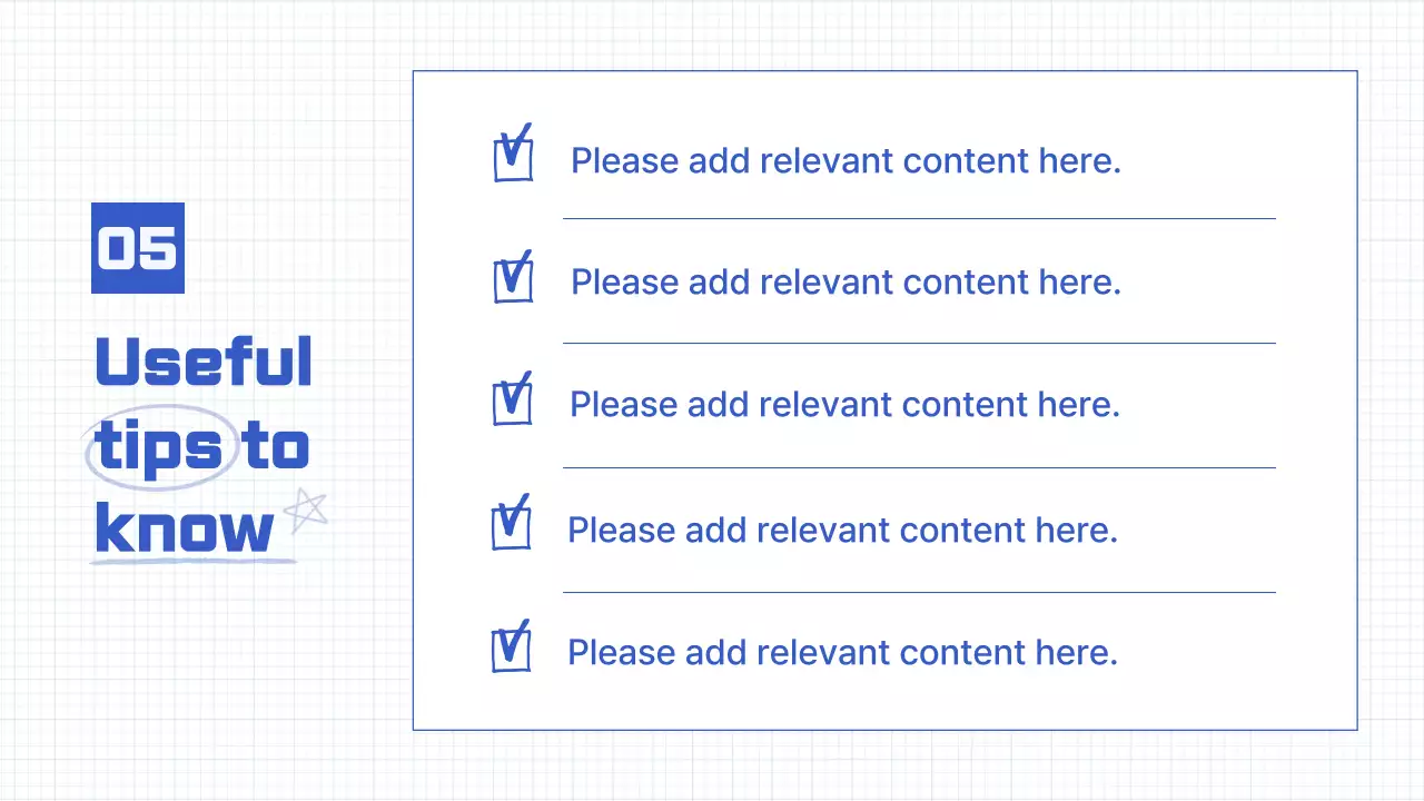 Blue Modern Study Guide Presentation