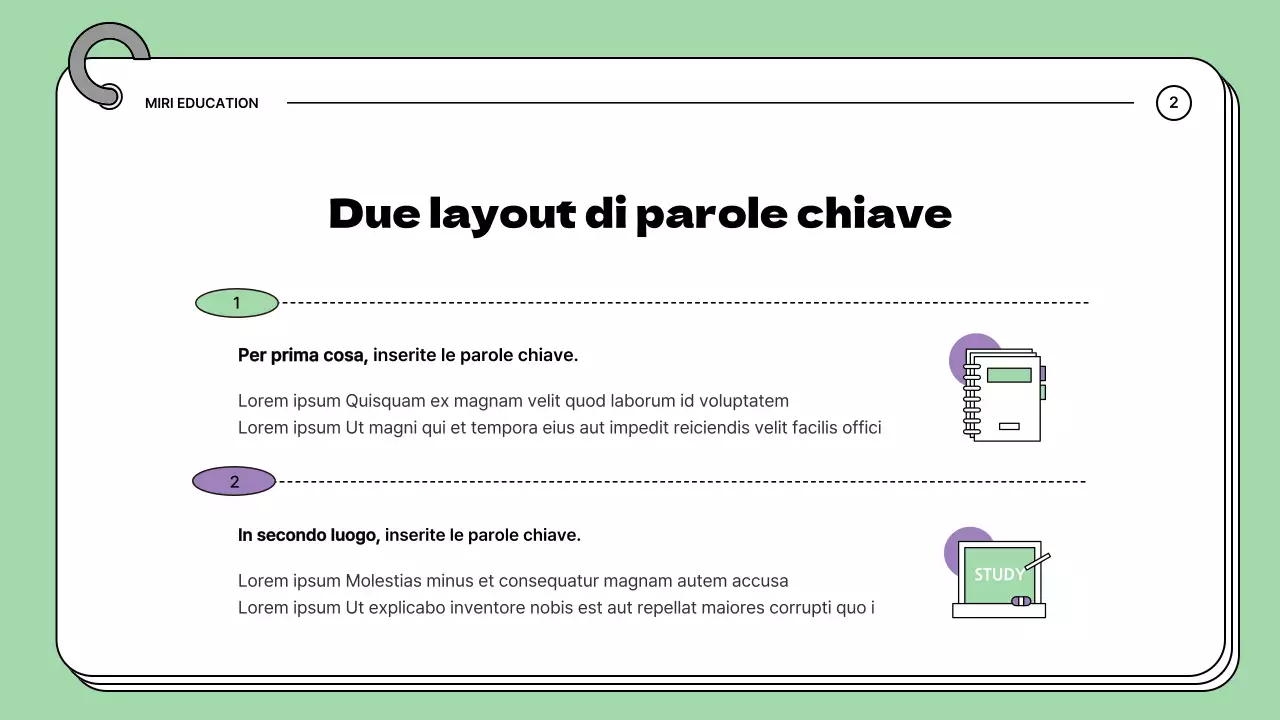 L'introduzione di Borah e Mint alla loro scuola accogliente