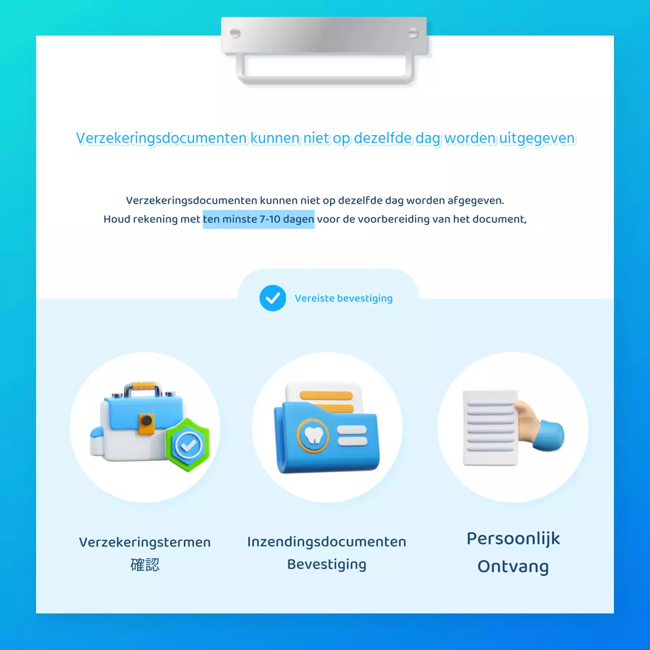 Promoot uw lichtblauwe tandartspraktijk