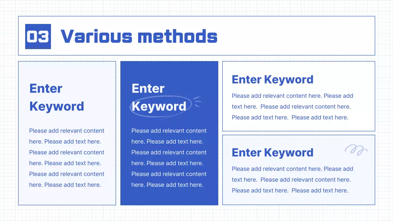 Blue Modern Study Guide Presentation