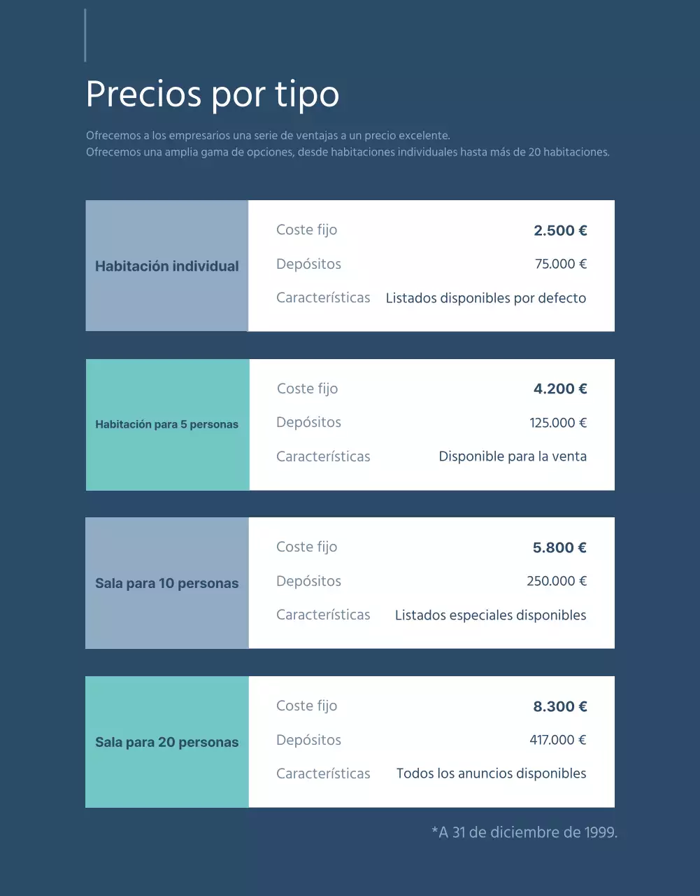 Promover un espacio de coworking azul y blanco