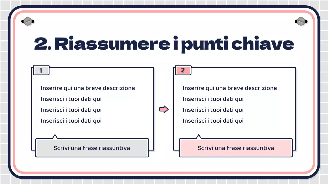 Lezioni per la scuola media con personaggi rosa e menta