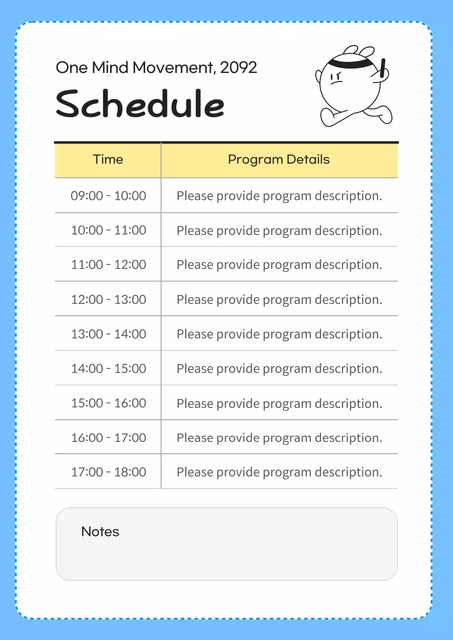 Acara Latihan Sederhana Biru