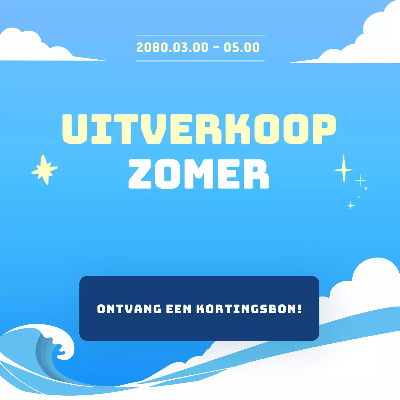 Promoot je zomerevenementen in blauw