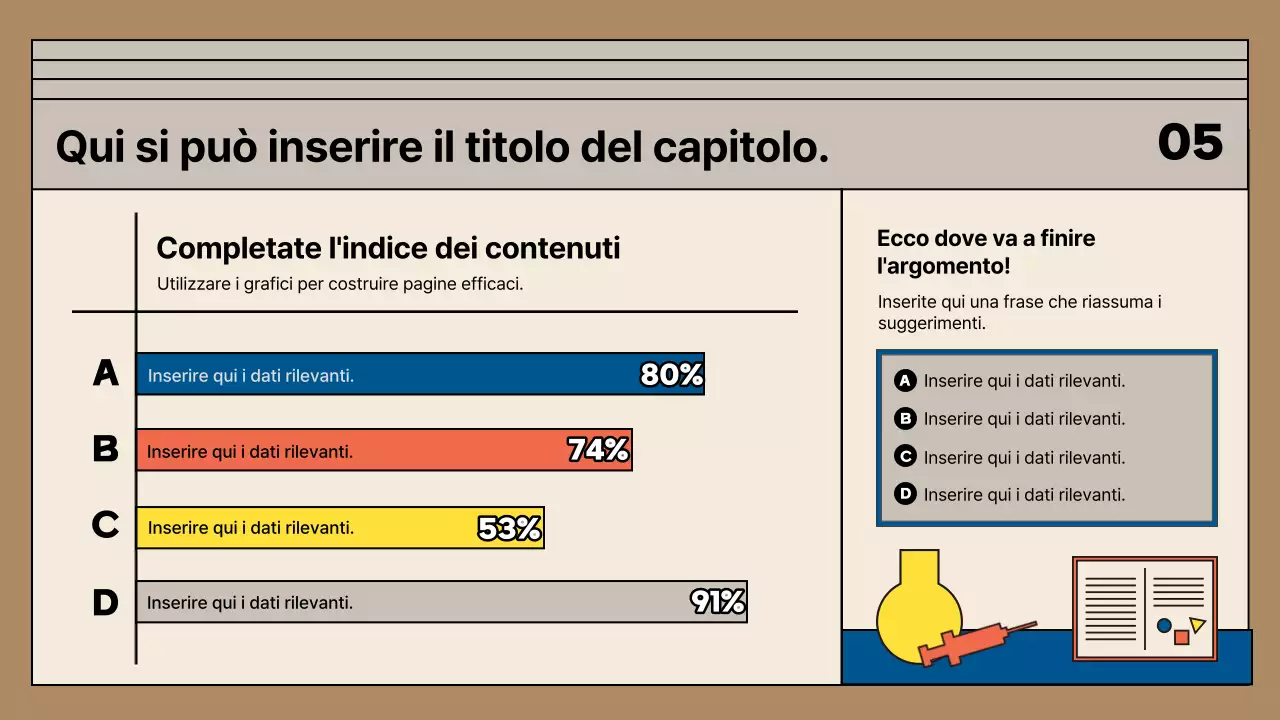 Promuovere le scienziate moderne in beige e blu