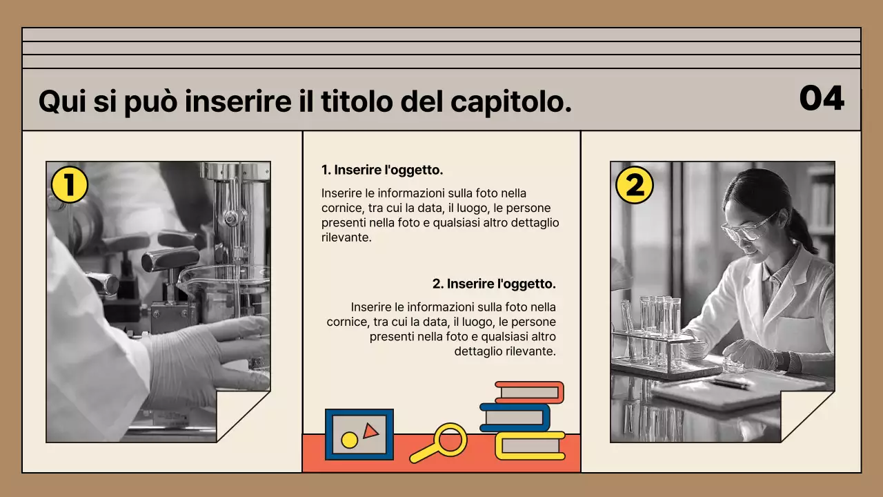 Promuovere le scienziate moderne in beige e blu