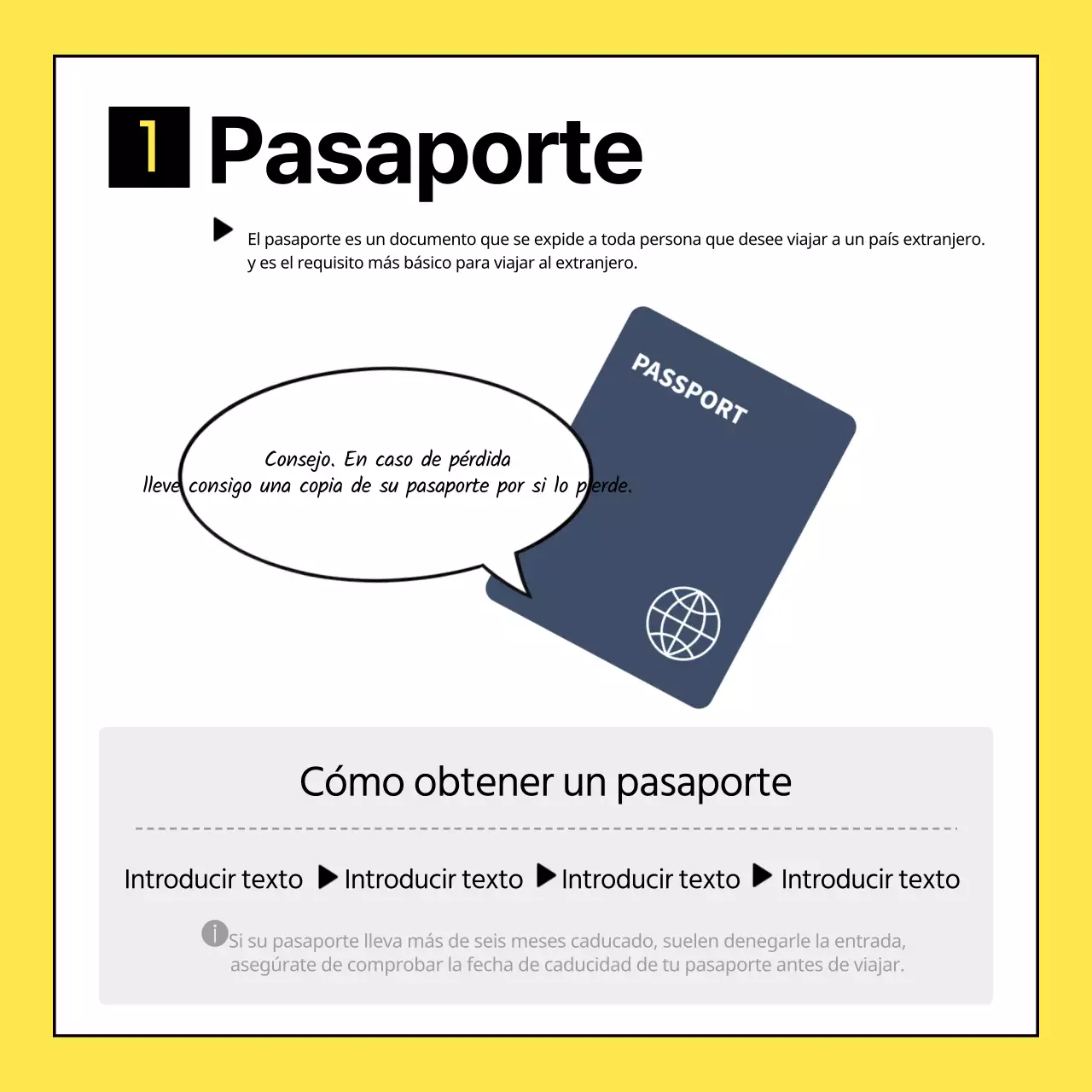 Sobre la sencilla lista de comprobación amarilla y negra para el equipaje internacional