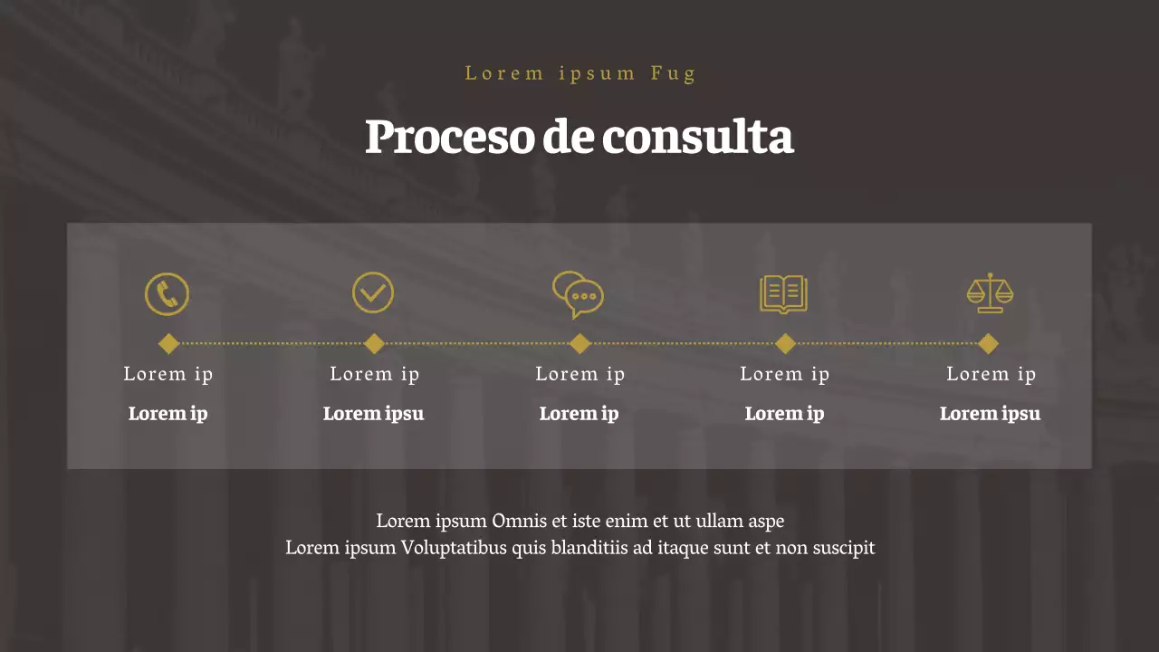 Perfil de empresa de un bufete de abogados