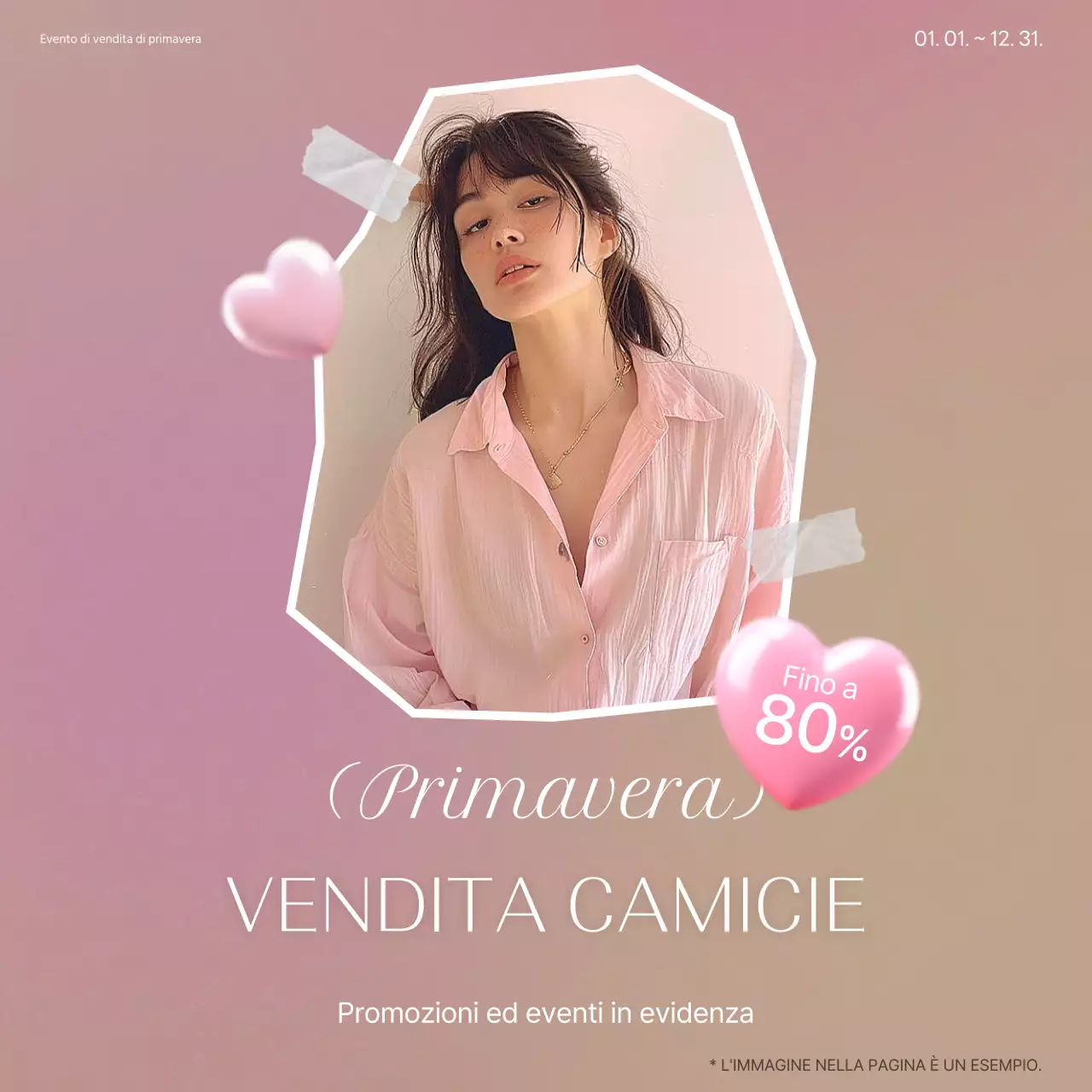 Promuovere una copertina di moda di tendenza in rosa