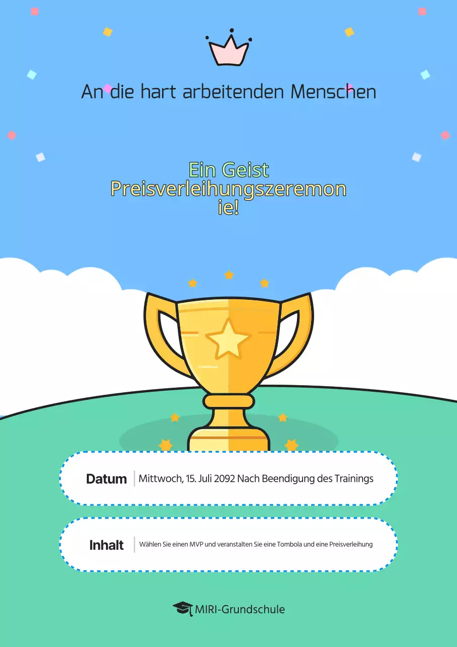 Ein Leitfaden für den gelb-blauen Sporttag