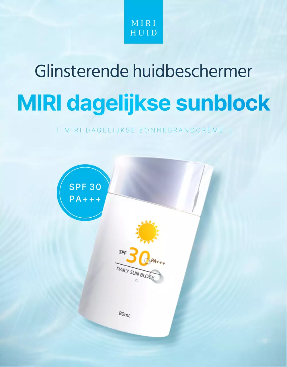 Promoot zomerse seizoensgebonden zonnefilters in trendy mint- en lichtblauwe tinten