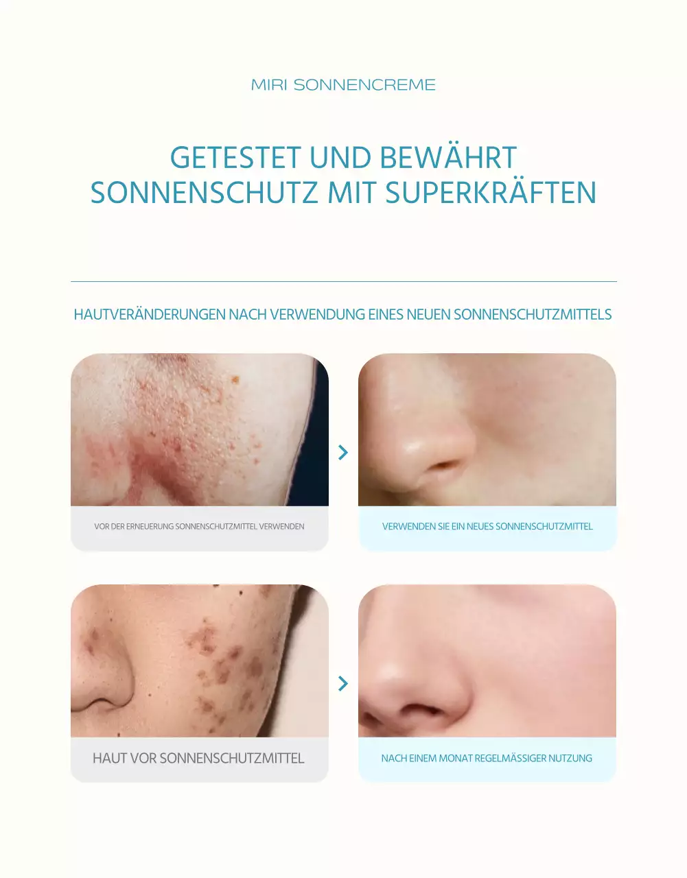 Ein einfacher Sonnenschutz in Hellblau und Orange erklärt