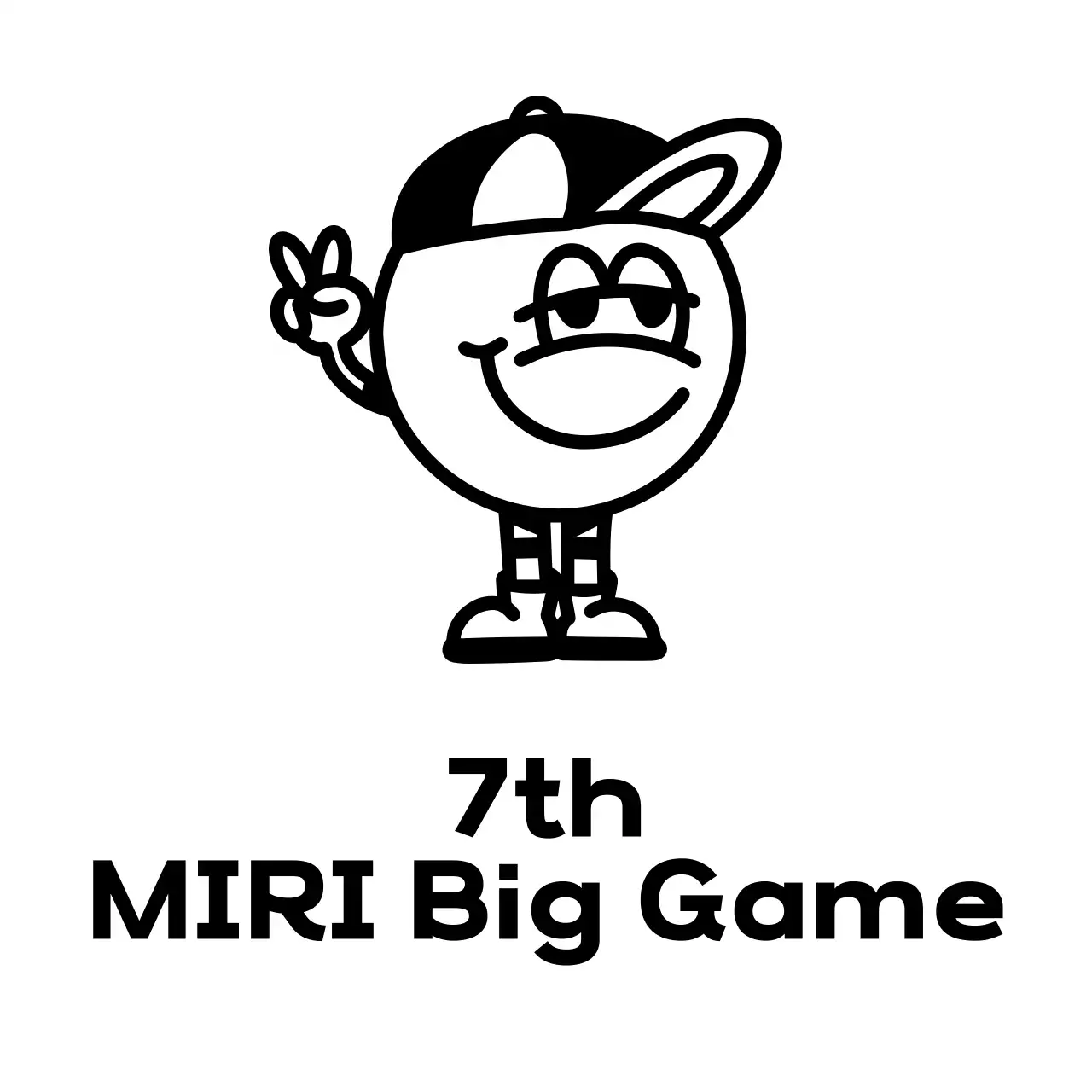 A cute workout with a character in a hat