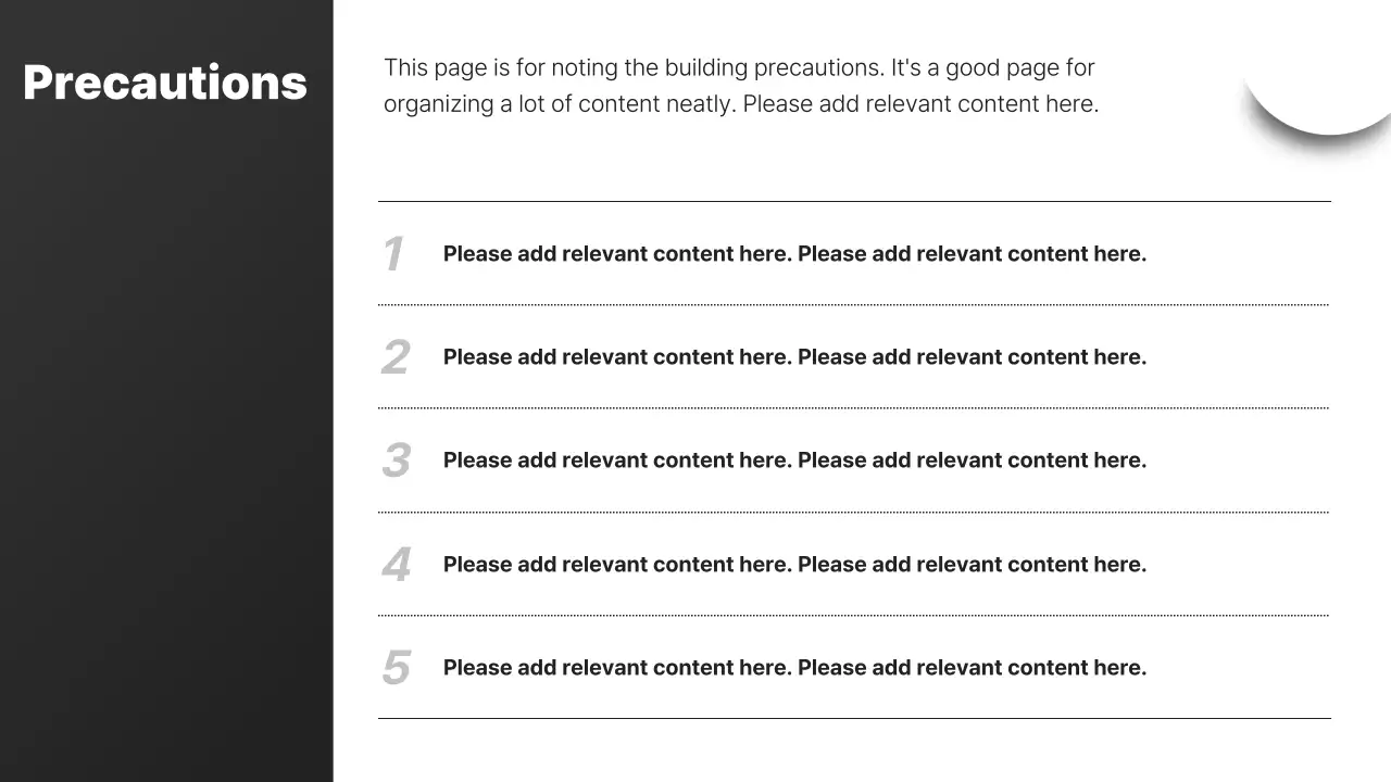 Black Modern Architecture Guide Presentation