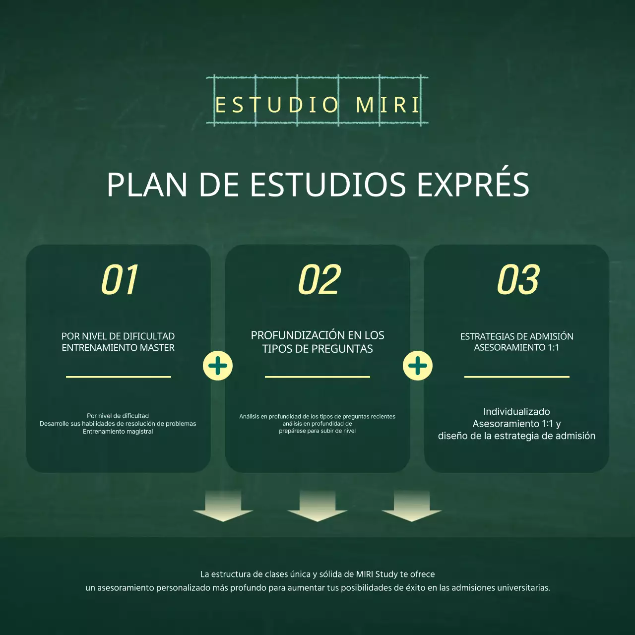 Un sencillo folleto escolar verde y blanco