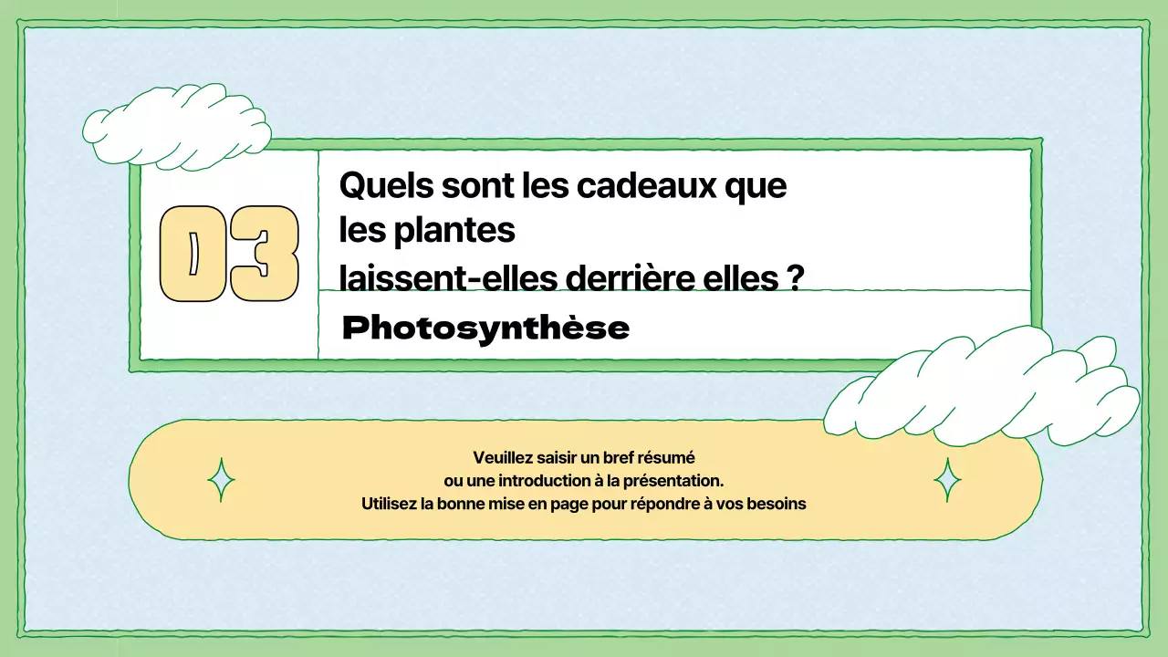 Ressources pédagogiques sur la photosynthèse en chartreuse et bleu clair