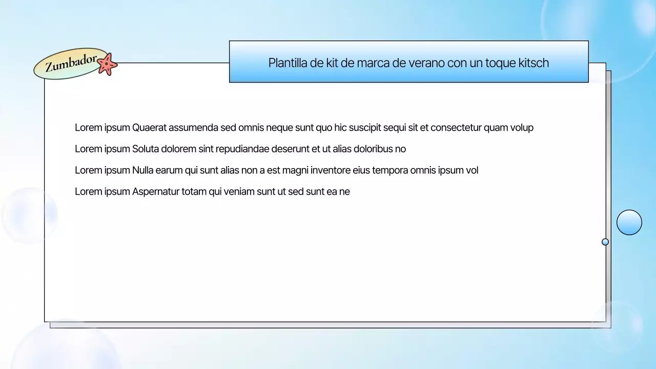 Un calzoncillo kitsch de marca veraniega en azul
