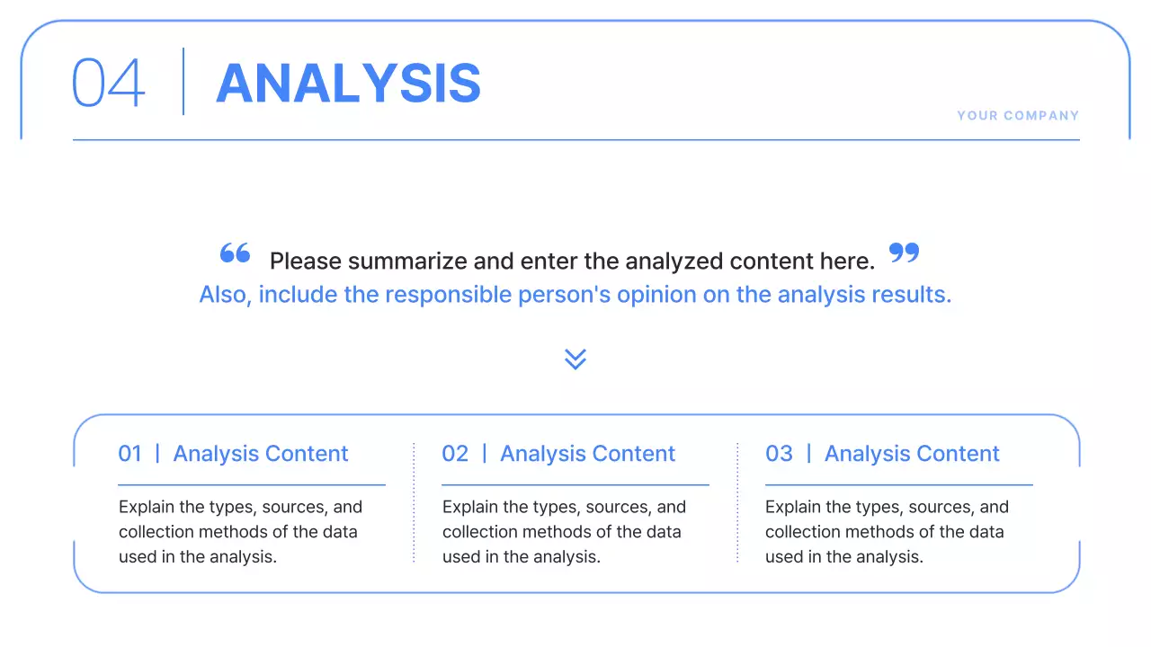 Blue Simple Business Report Document Presentation