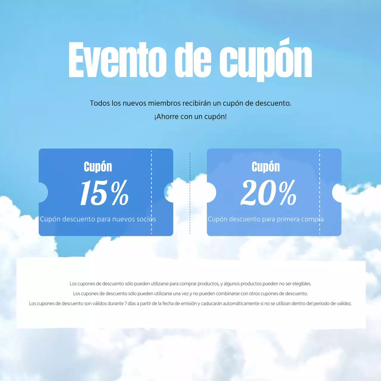 Marketing de marca sencillo y veraniego en azul