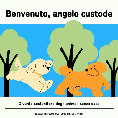Promozione degli adorabili randagi blu e chartreuse