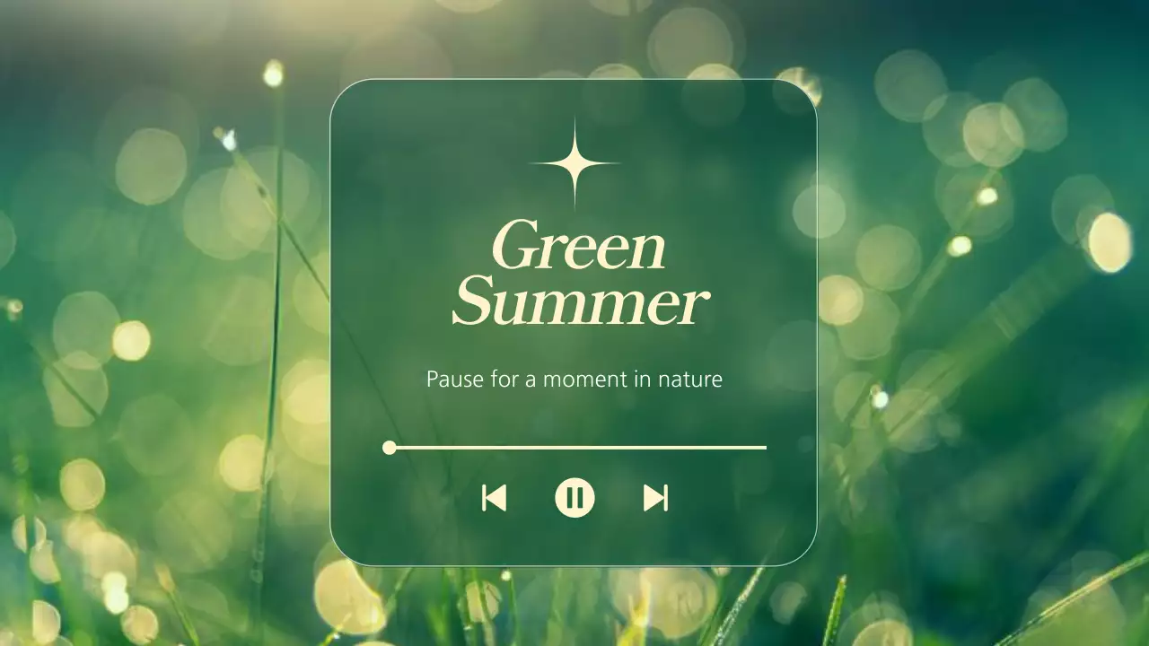 Green Nature Playlist YouTube Thumbnail