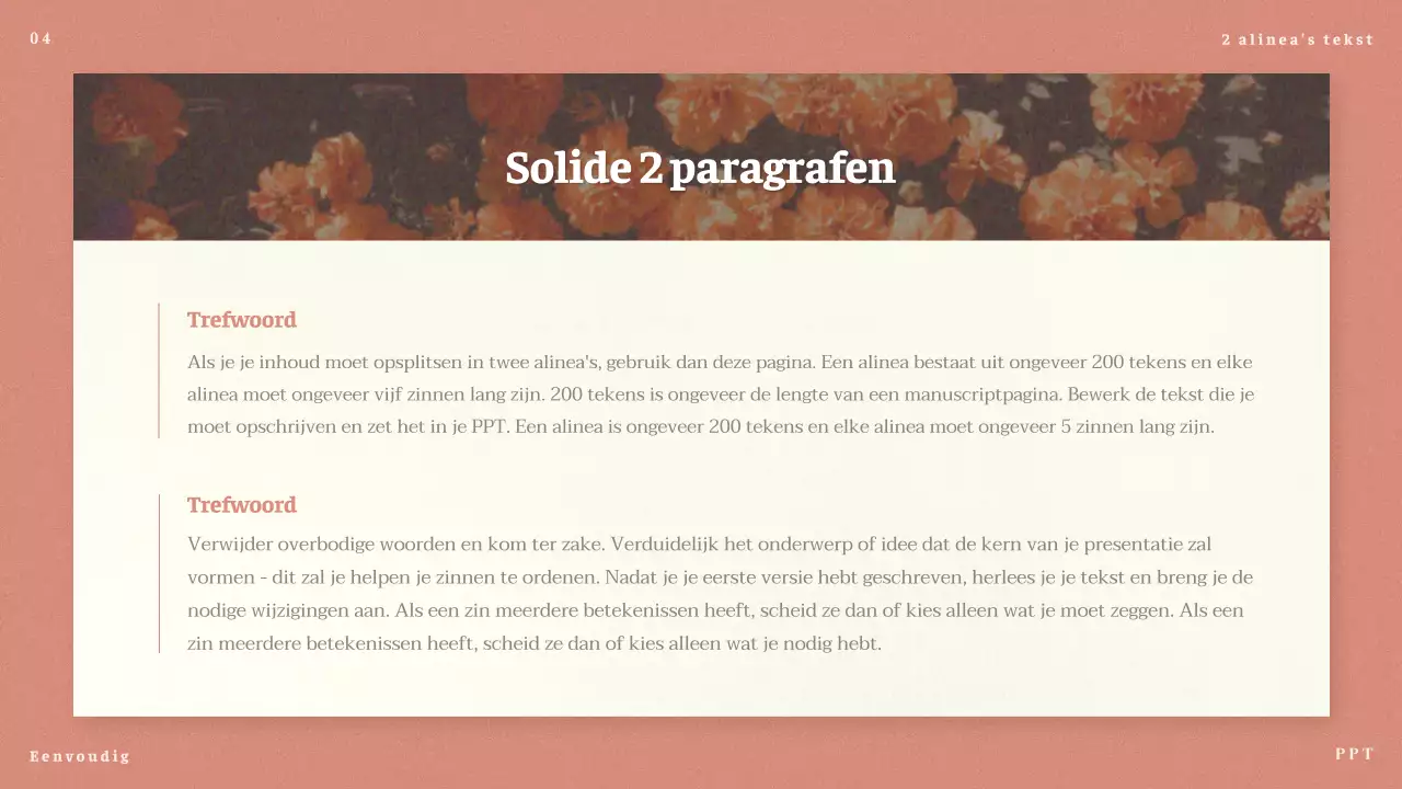 Roze minimalistische voorstellen voor lange en korte berichten