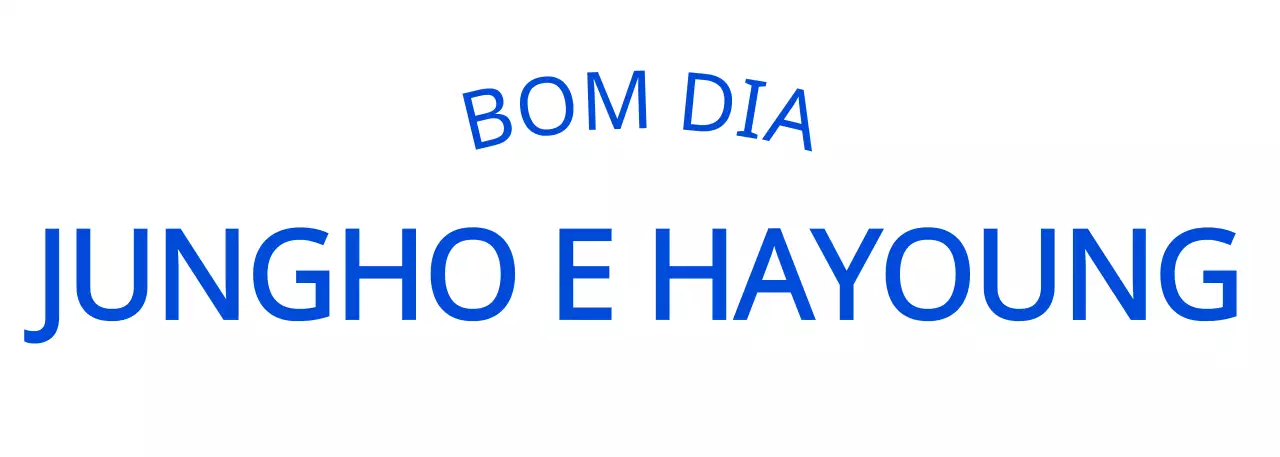 Design simples com nomes em inglês