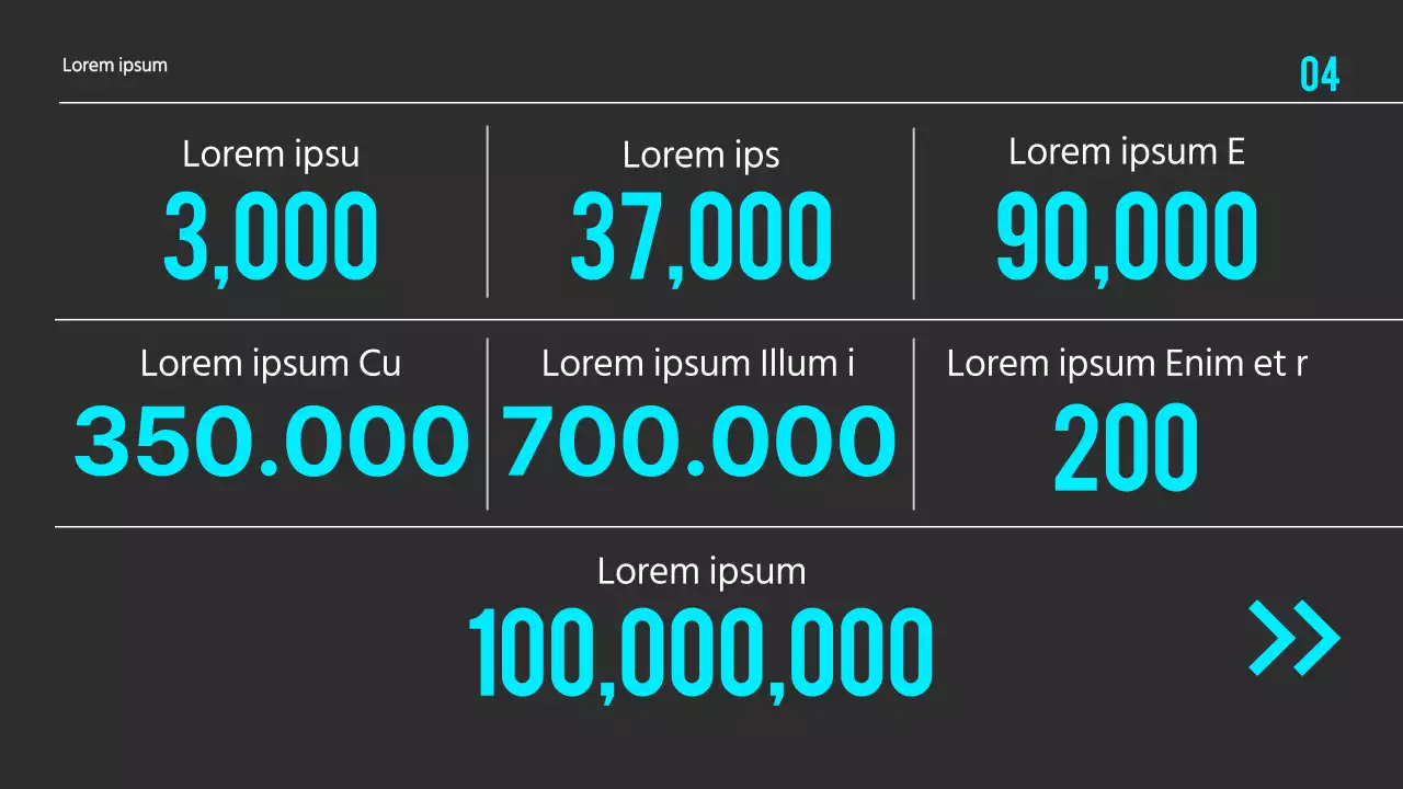 Rapporto di visualizzazione dei dati nero e minimalista