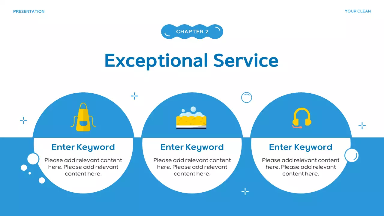 Blue Modern Cleaning Presentation