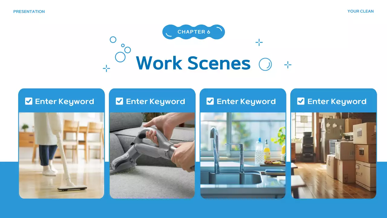 Blue Modern Cleaning Presentation