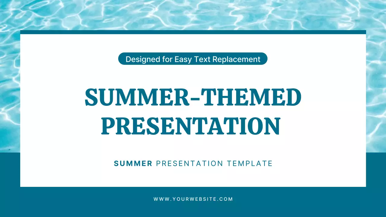 Blue Modern Summer Presentation