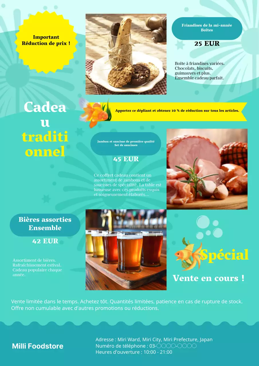 Nous vous proposons une vente de coffrets cadeaux rafraîchissants et à la menthe pour le festival de la mi-automne.