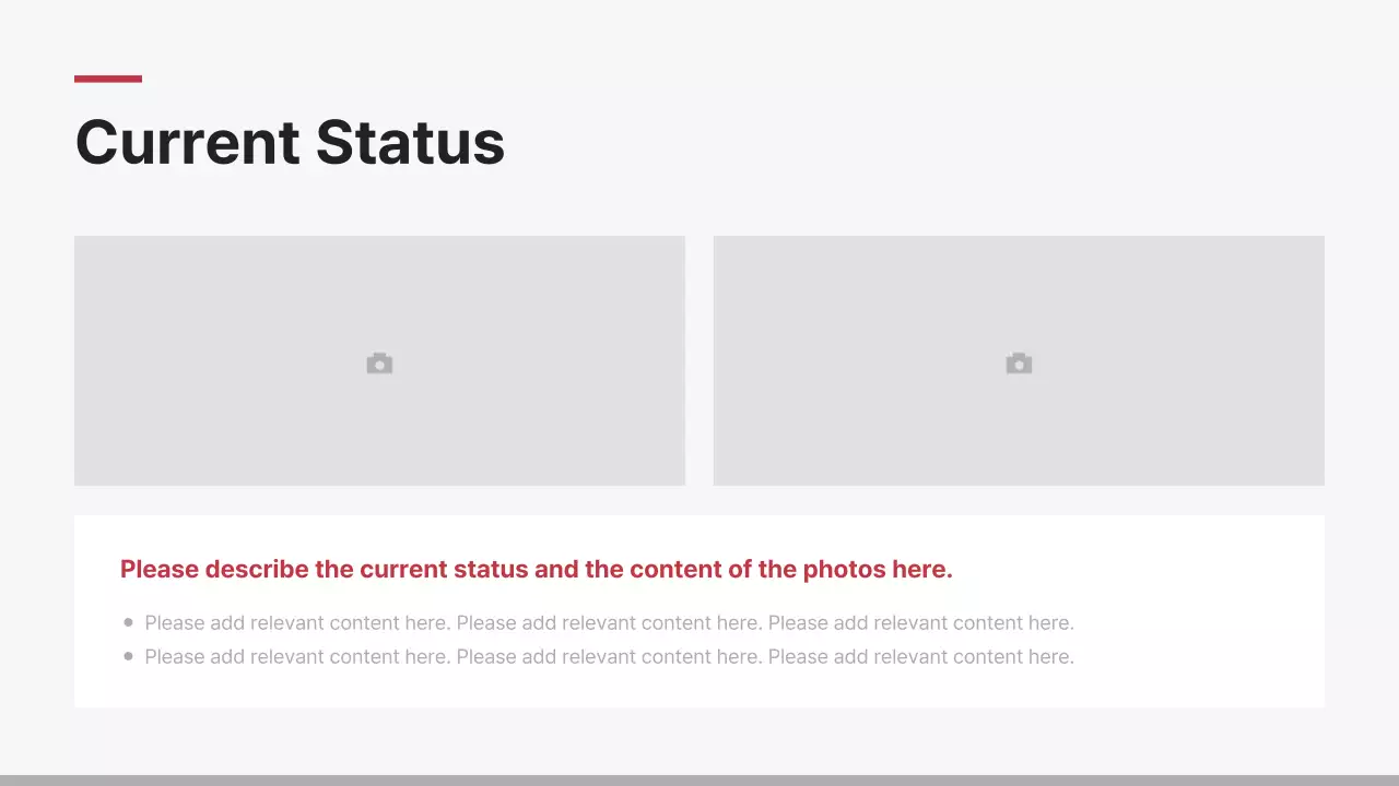 Red Simple Corporate Report Document Presentation