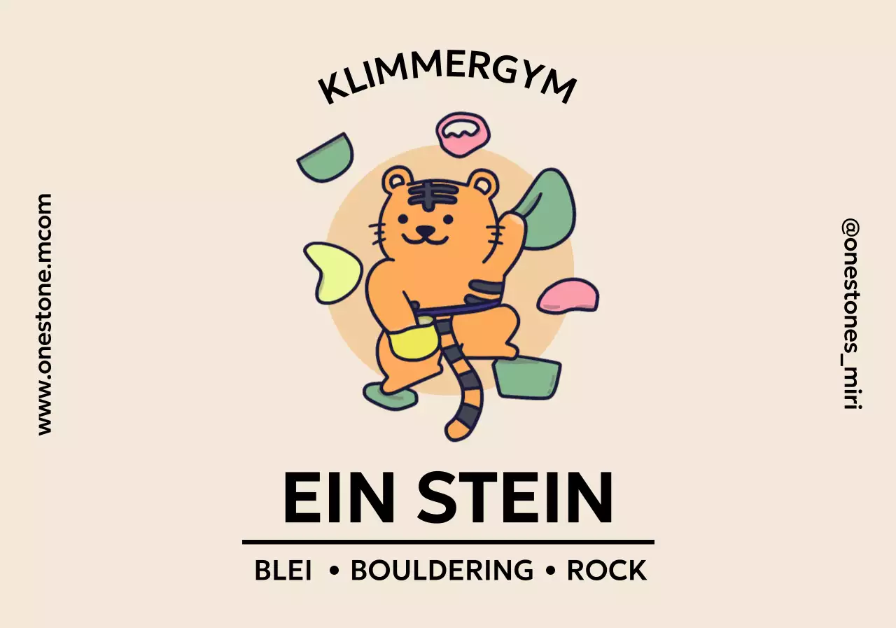 Niedliches Tiger-Klettermotiv