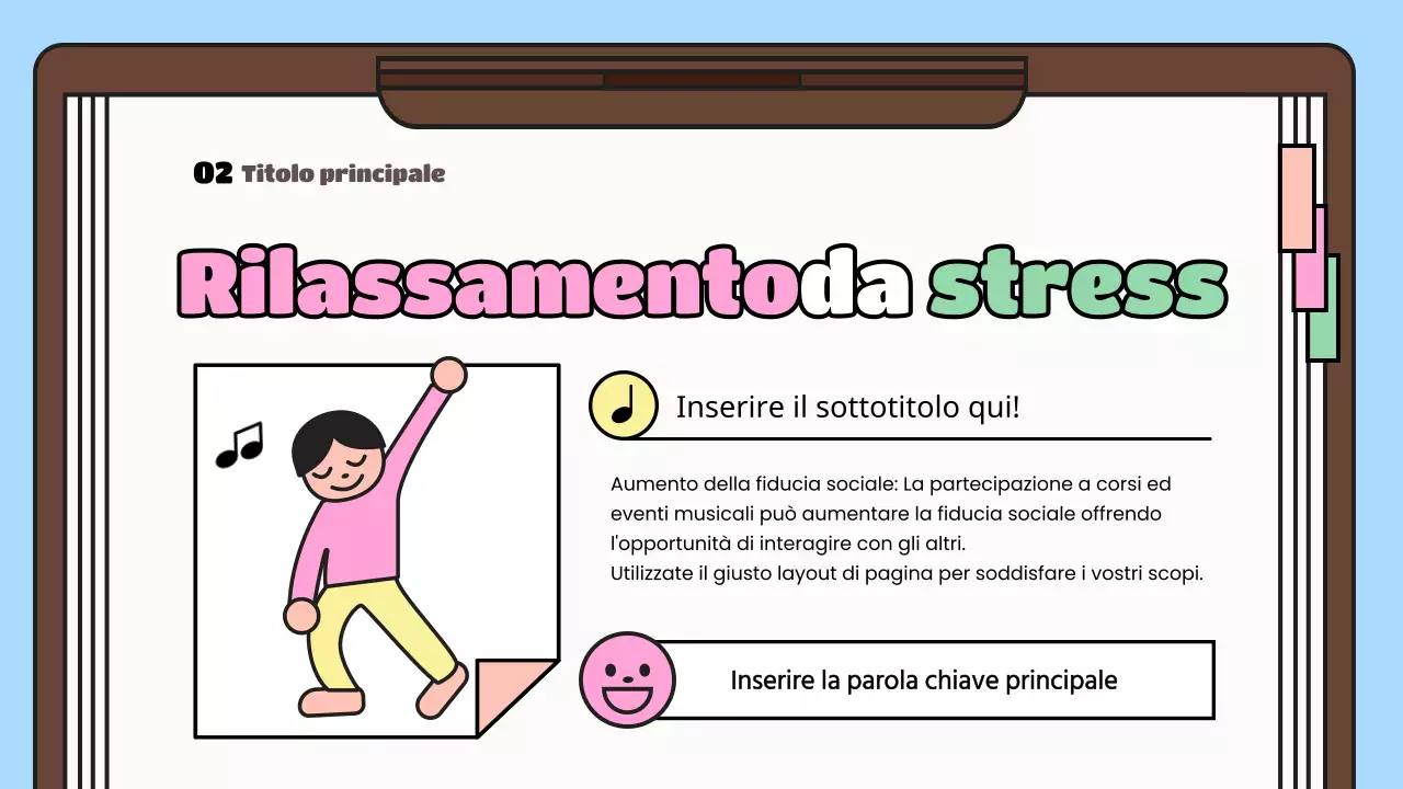 I benefici del giallo e del rosa Risorse per le lezioni di musica