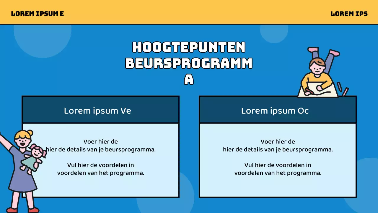 Promoot de Yellow and Blue Kids Fair